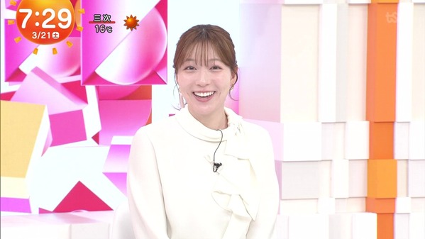 【画像】一昨日の阿部華也子さん　3.21