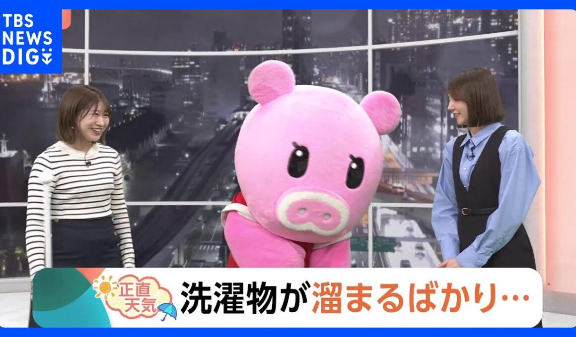 【4月1日 関東の天気】洗濯物が溜まるばかり…｜TBS NEWS DIG