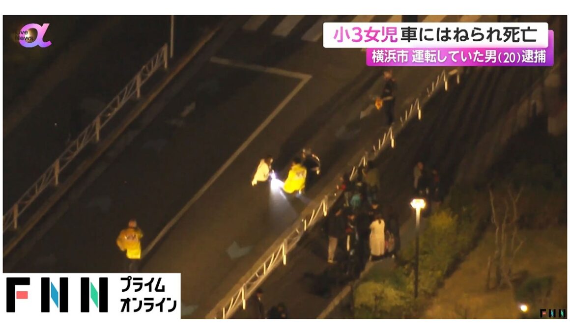 8歳の女子児童が車にはねられ死亡　運転の20歳男を現行犯逮捕（2026年04月03日）