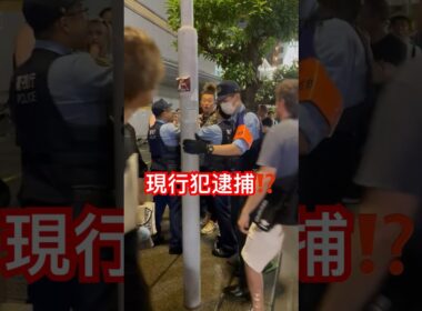 暴力女が現行犯逮捕⁈警察24時！Xより動画シェア#警察 #新宿  #職質「東京夜散歩」