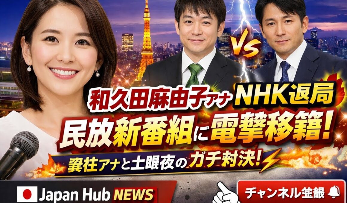 📺✨和久田麻由子アナNHK退局！新報道番組で民放デビューへ🔥📰安住紳一郎と土曜夜の注目対決⚡🎤新たな挑戦に期待高まる🌟