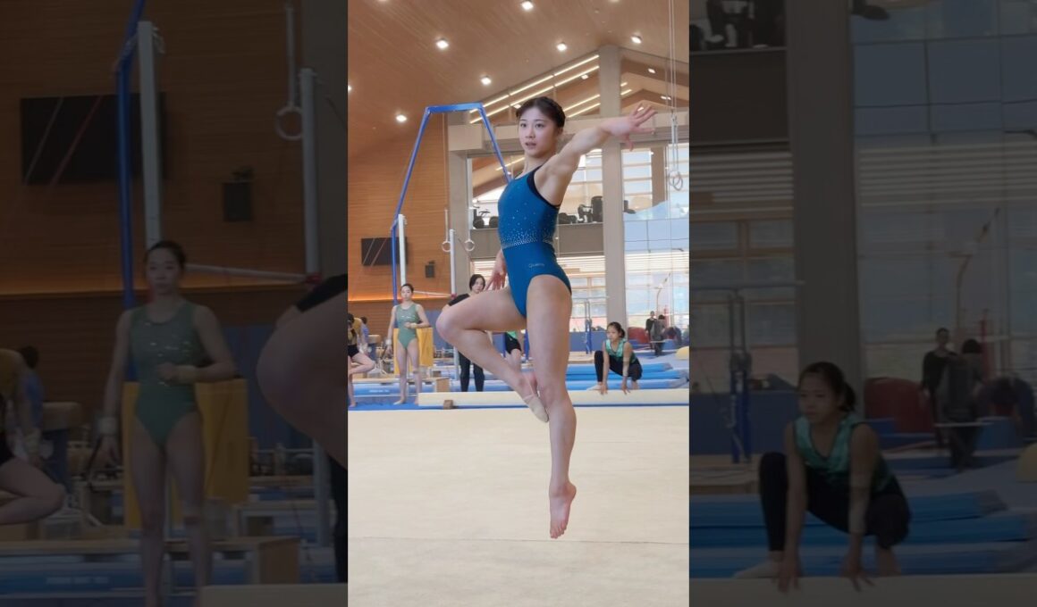 瑚乃夏のゆか練習✨ #体操競技 #acrobatics #体操 #gymnastics #gymnast #体操選手 #女子選手 #gym #楽しむ