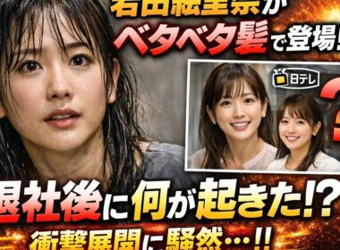 📺衝撃の予告映像…岩田絵里奈が“ベタベタ髪”姿で登場！？日テレ退社後に何が起きたのかと話題騒然😳✨