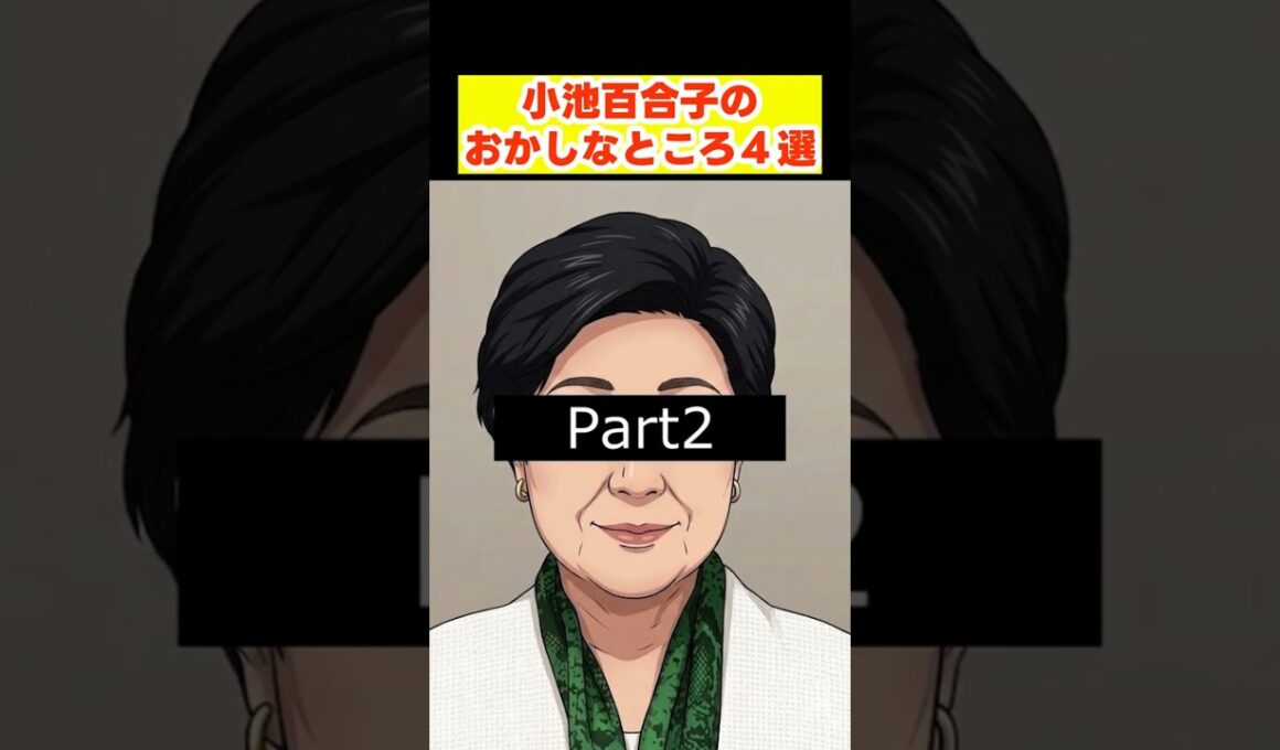 【禁断の女帝第2弾】ヤバすぎる！？小池百合子のおかしなこと4選 #shorts
