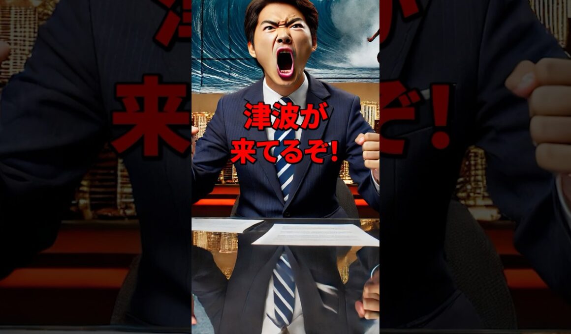 "津波が来てるぞ"突如絶叫するアナウンサー #海外の反応 #東日本大震災