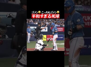 平和すぎる死球 #shorts