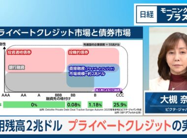 運用残高2兆ドル　プライベートクレジットの実相【日経モープラFT】