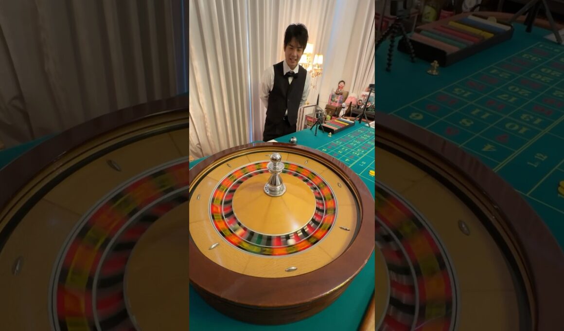 動体視力があまりに良すぎるディーラー🤣　#casino #カジノ #フィッシャーズ