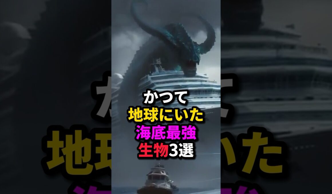 かつて地球にいた海底最強生物3選 #動物 #雑学