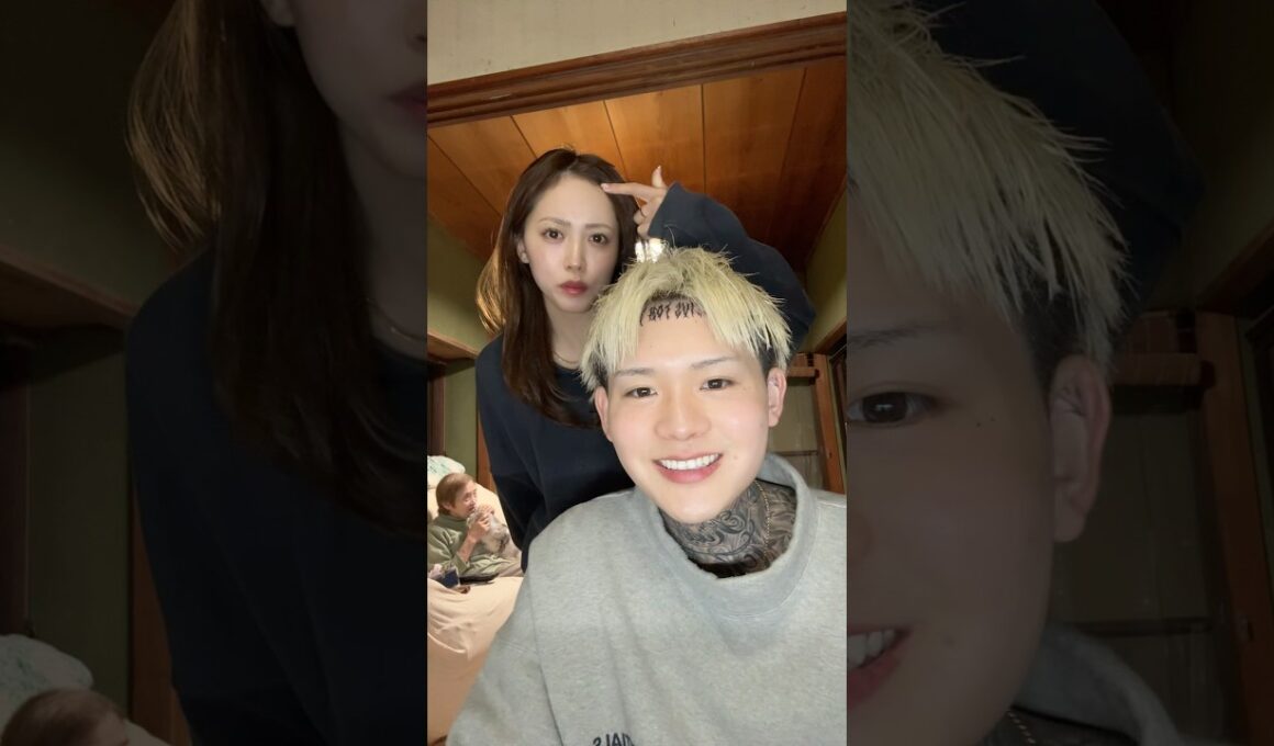 【嘘でしょ】次はおでこにタトゥー!?#中西家の日常 #日常 #カップル #tattoo #YouTube#shorts