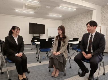 【先輩、こんにちは！】京都経済短大現役生がムラテックフロンティアの先輩を訪問／京都経済テラス キュンと！