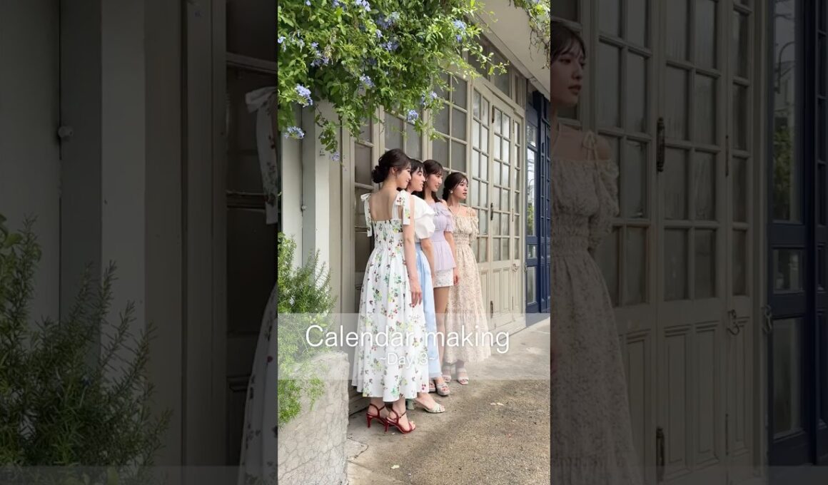 【Day 3 Making】ウェザーニュースキャスターカレンダー2026販売中！ #カレンダー #青原桃香 #岡本結子リサ #田辺真南葉 #松本真央