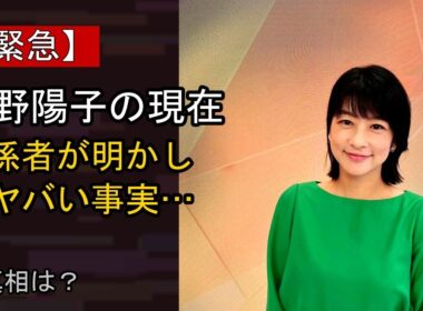 生野陽子をめぐる噂…真相は？