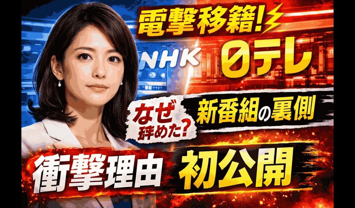 和久田麻由子が電撃転身！NHK退社の本当の理由と日テレ新番組の全貌とは