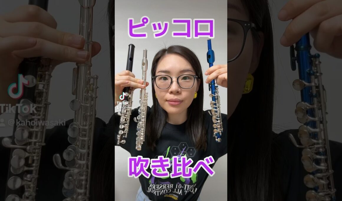 【吹き比べ】SHEINのピッコロがヤバすぎた #shein #フルート #吹奏楽