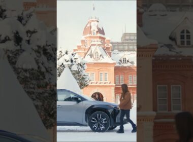 【bZ4Xと北海道】冬の朝、乗ってすぐ暖かい #shorts #toyota #bev #bz4x