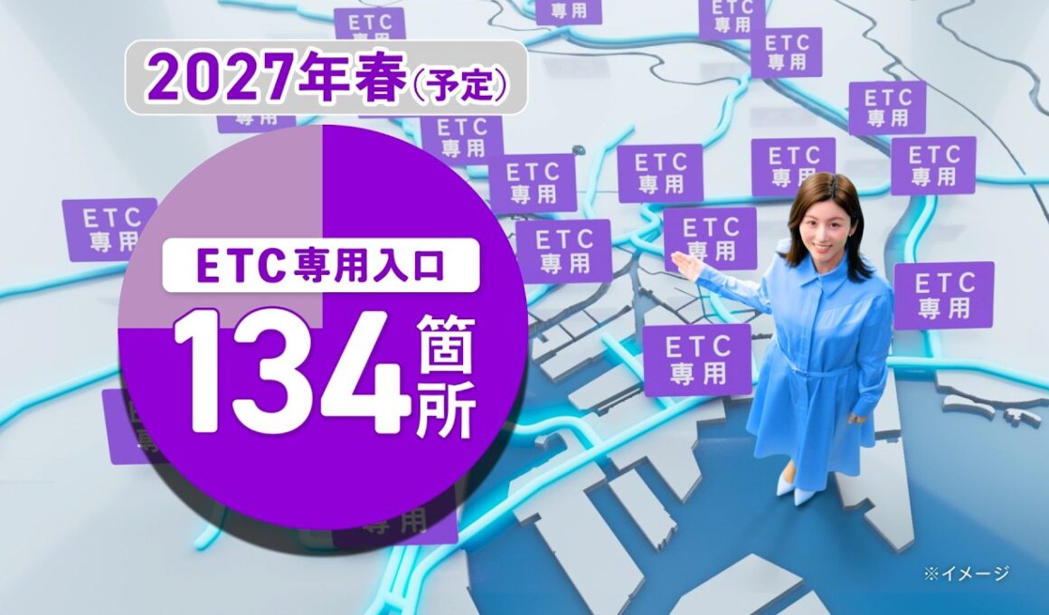 【首都高】ETC専用入口拡大_確認習慣2026春夏 （宇賀なつみ）