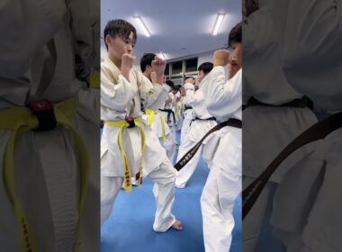 【新極真会】福岡支部少年部腹打ち稽古 #karate #空手道 #kyokushin #martialarts #極真空手　#sports  #shinkyokushin  #新極真会
