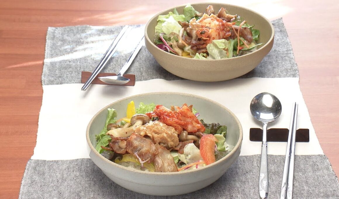 【3分クッキング公式】簡単サムギョプサル丼