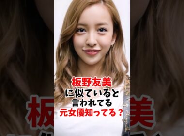 板野友美に似ている美女知ってる？