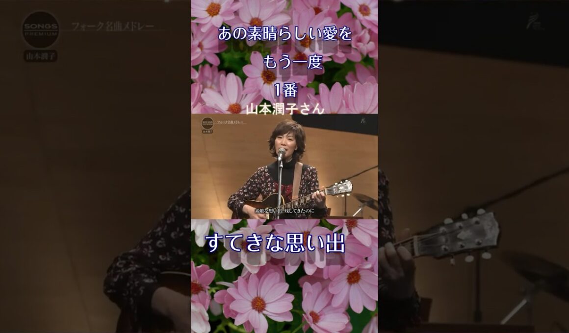 あの素晴らしい愛をもう一度   山本潤子さん