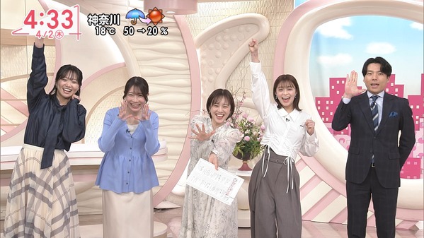 【画像】今日の河出奈都美さんと田﨑さくらさん　4.2