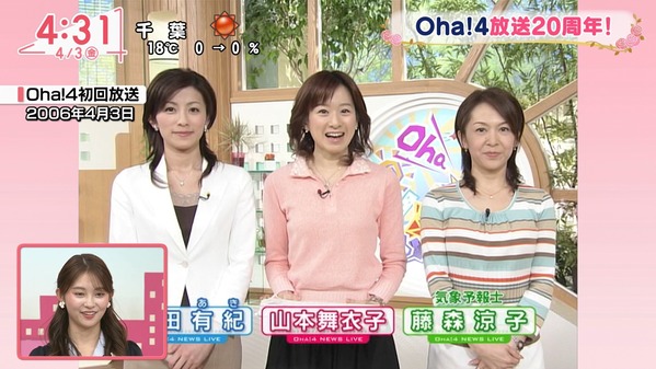 【画像】今日の河出奈都美さんと田﨑さくらさんと五十嵐にいかさん　4.3