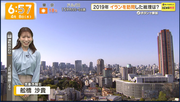 【画像】今日の舩橋沙貴さん　4.8