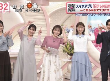 【画像】今日の河出奈都美さんと田﨑さくらさん　4.16