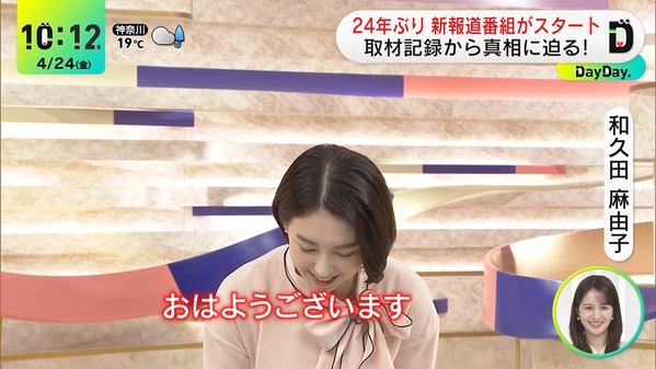 【画像】今日の後呂有紗さん　4.24