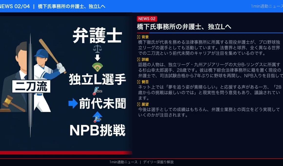 【2026年5月2日】今日のニュース5本まとめ｜1min通勤ニュース