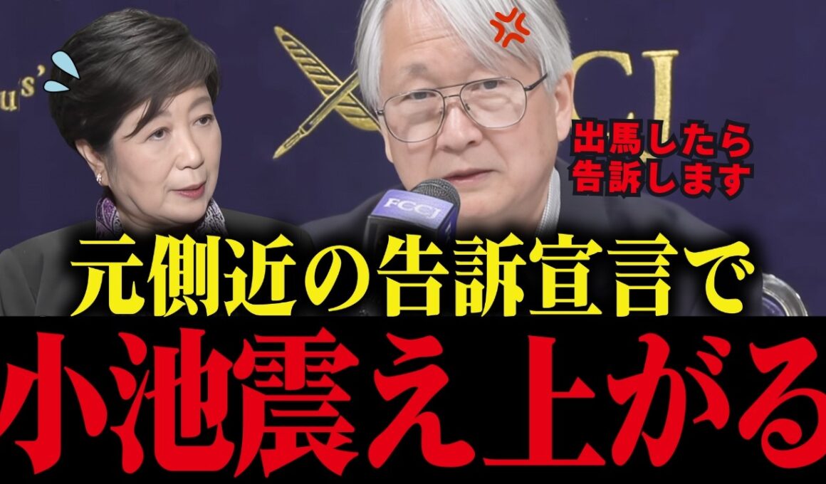 【小池百合子】元側近弁護士が告訴宣言！学歴詐称疑惑の小池震え上がる【小池都知事/カイロ大学/さとうさおり】