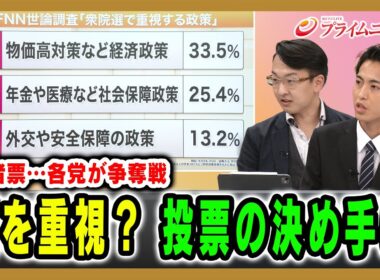 【若者票…各党が争奪戦】何を重視？ 投票の決め手は 2026/2/4放送＜後編＞【BSフジ プライムニュース】