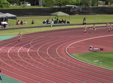 20260509100528宮崎県高校春季記録会女400ｍ3組 谷口 真優2/宮崎(宮崎商業)1'00"39