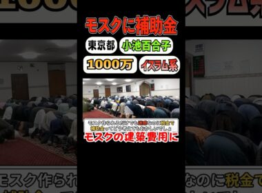 ㊗️20万再生 小池百合子、モスク建設に補助金と話題に!!!!