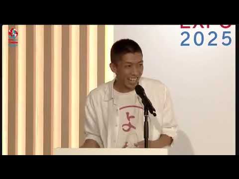 EXPO2025 Gabon speech by JP IBOGA SHAMAN ASAHI INOUE