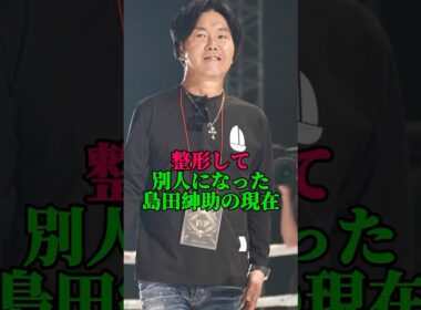 整形してすっかり別人の島田紳助