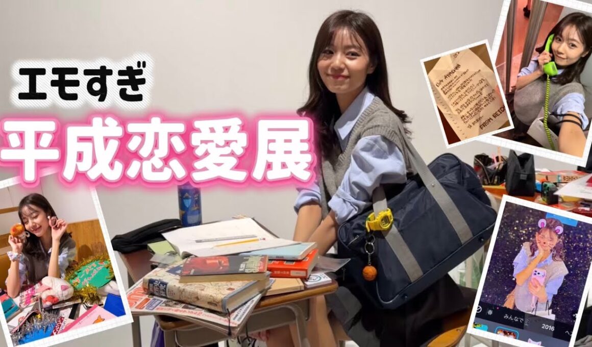 【1人制服w】平成懐古！うちらの青春詰まってました🩷平成にタイムスリップ！【平成恋愛展】