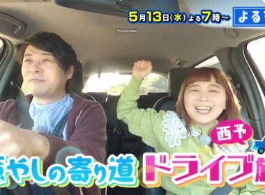 【番宣】癒やしの西予ドライブ旅！絶品ベーグル＆石積みの伝統に感動！▽よるマチ！ 2026/05/13（水）よる7時!!