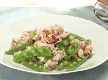 【3分クッキング公式】豚しゃぶの梅あえ／ゆで汁のわかめスープ