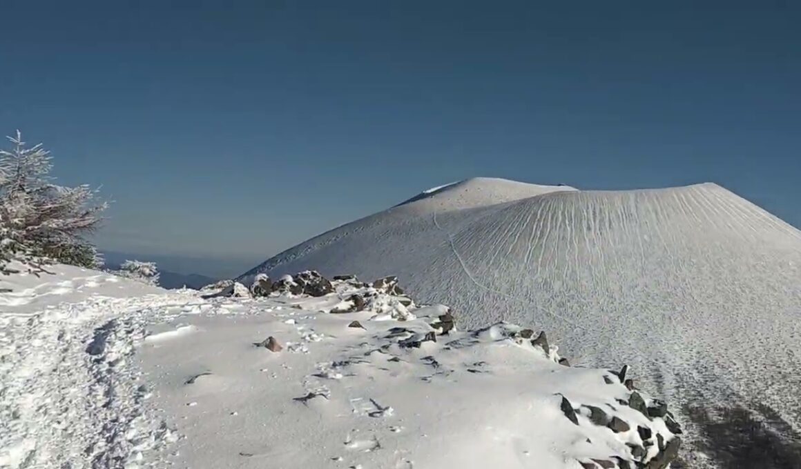 堤礼実💖💖のフルネームが炸裂した去年末の蛇骨岳〜外輪山😍😍