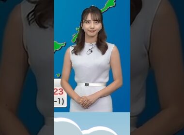 ノースリーブで寒さを伝えるお天気お姉さん #ウェザーニュース #武藤彩芽