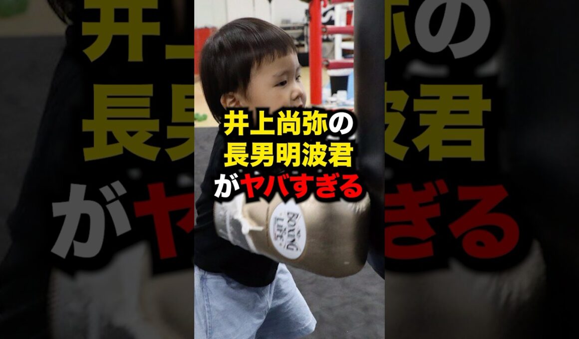 井上尚弥の長男"明波"君がヤバすぎる#格闘技 #ボクシング #井上尚弥 #shorts
