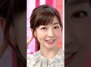 松尾由美子　#テレ朝アナウンサー…スーパーＪチャンネル担当…宮崎県出身🎊