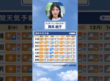 【週間天気】今週の天気は？#通勤タイパ #今週の天気