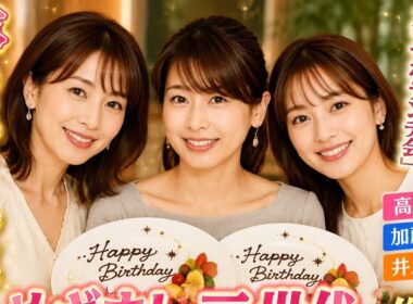 🌸めざまし歴代エース集結！加藤綾子・高島彩・井上清華の奇跡の3ショットに感動✨#加藤綾子 #高島彩 #井上清華 #めざましテレビ