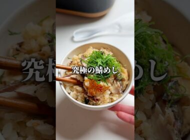 究極の鯖めし🤤材料入れて炊くだけ！簡単レシピ #まみごはん #炊飯器レシピ
