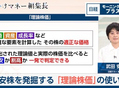 割安株を発掘する「理論株価」の使い方【日経モープラFT】
