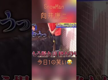 今日1の笑い😂#snowman #向井康二 #shortvideo