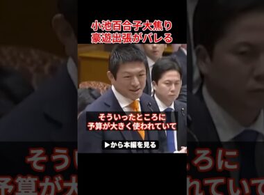 ※小池百合子の公金チューチュークソ政策を暴露！豪遊出張がバレる小池...